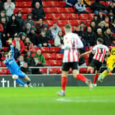 Chris Maguire completes his hat-trick at the Stadium of Light