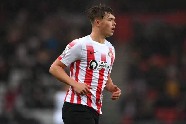 Sunderland player Callum Doyle.
