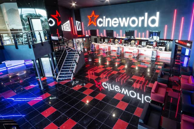 The refurbed foyer at Cineworld Boldon