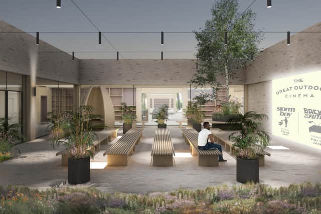 How the roof garden and cinema will look