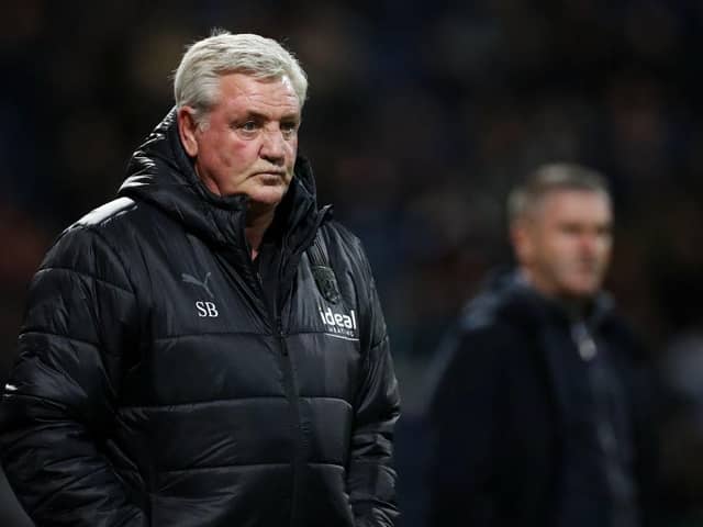 Steve Bruce has left West Brom after eight months at the club. (Photo by Lewis Storey/Getty Images)