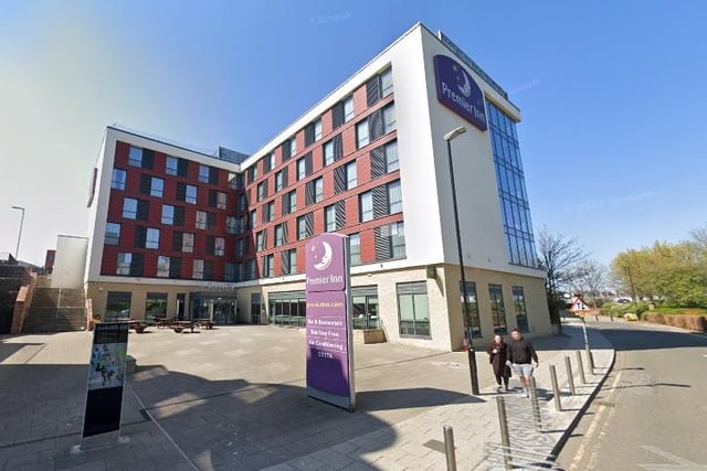 Premier Inn's site on Hind Street has a 4.5 rating from 906 reviews.