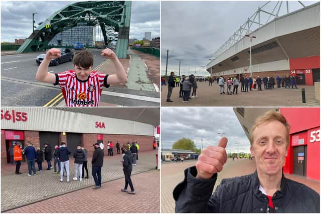 Fans are delighted to be back at the Stadium of Light.