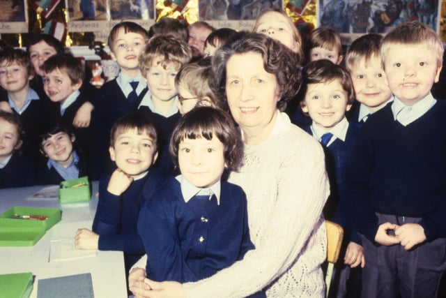 A scene from Castletown Infants School in 1985. Caroline McAllister was a first day pupil there in 1967. Caroline said: "I was first one in the class so got first dabs on the coat hooks. Chose the butterfly picture. I remember a distinct smell.
"Then the only thing I remember after that is, about an hour in, the door bursts open and 2 staff and a mam drag a little girl in kicking and screaming like a banshee."