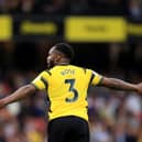 WATFORD, ENGLAND - SEPTEMBER 25: Danny Rose of Watford during the Premier League match between Watford and Newcastle United at Vicarage Road on September 25, 2021 in Watford, England. (Photo by Stephen Pond/Getty Images)