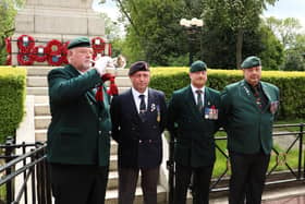 Veterans commemorated the 77th anniversary of the D-Day landings at the Mowbray Park cenotaph.