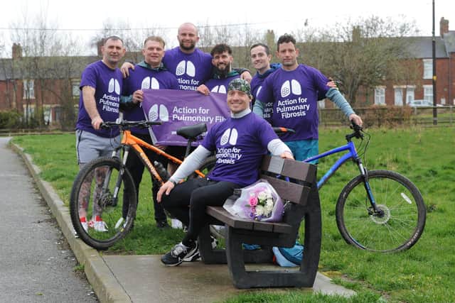 Money raised will be shared equally between Action For Pulmonary Fibrosis and Mental Health North East.
