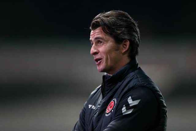 Fleetwood Town manager Joey Barton