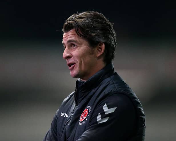 Fleetwood Town manager Joey Barton