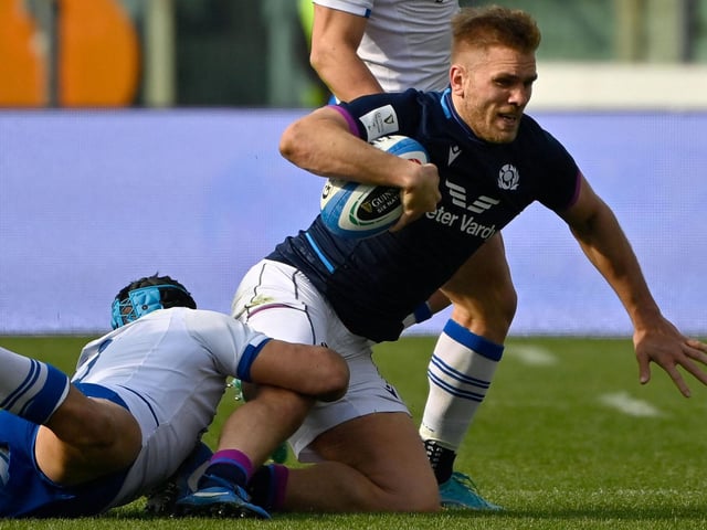 Not renowned for his try-scoring prowess, the Gloucester centre weighed in with a crucial first-half double to put Scotland in the driving seat. 8