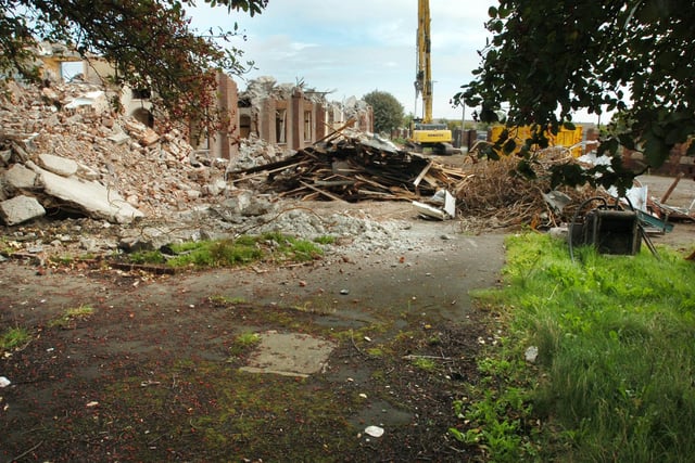 The demolition of Newcastle Road swimming baths in 2011. Remember this?