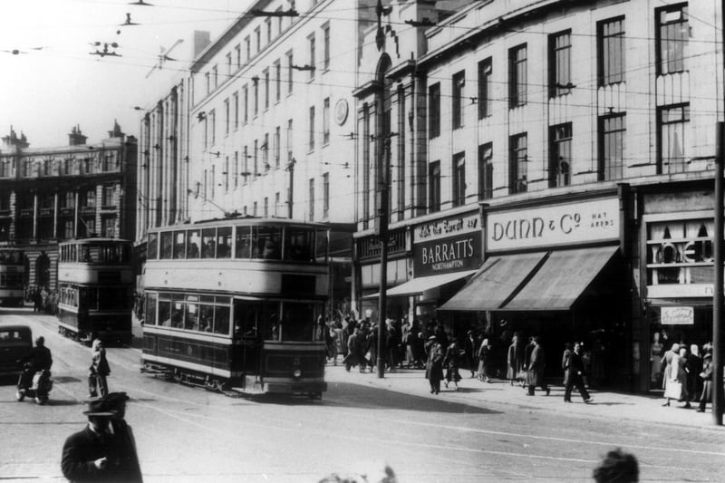 High Street from Commercial Street junction, 1955