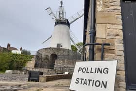 Polling station at Fulwell Windmill, Sunderland