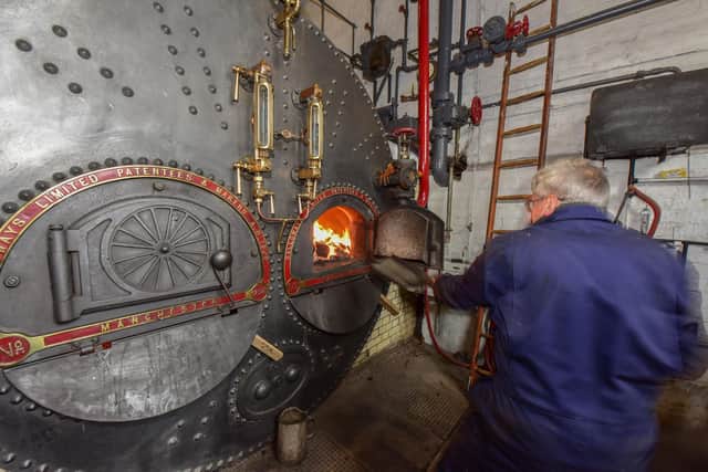 Firing up the boilers at Ryhope Engines Museum.