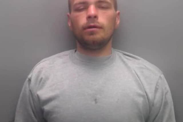 Robert Wilkinson was sentenced to 11 years in prison after putting fireworks through a woman's letterbox.
