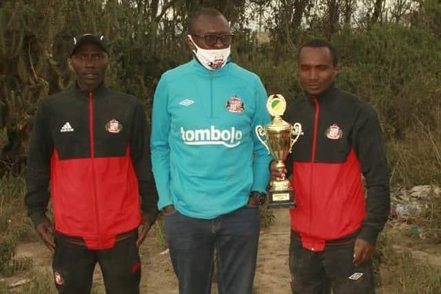 One of the many trophies won by Sunderland AFC Keroche.