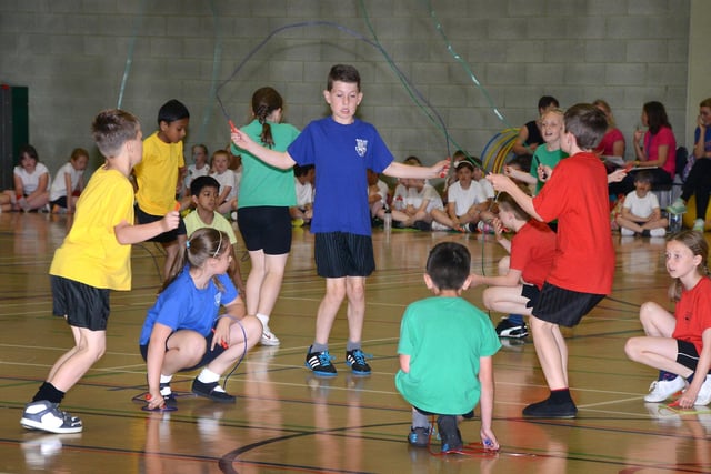 Pupils from schools across Sunderland taking part in the festival 8 years ago.
