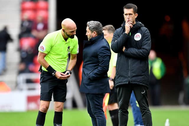 Referee Darren Drysdale took centre stage as Sunderland lost to Charlton.