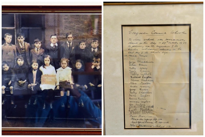 A time capsule found in the bell tower contained a photo of previous pupils and a list of names of the final class in 1939.