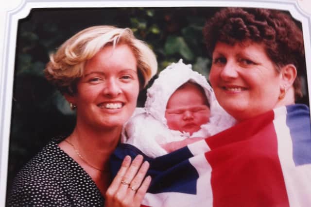 Melissa Victoria was born on May 8, 1995. She's pictured here as a baby with her grandma and aunty.