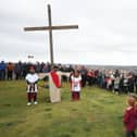 University of Sunderland students re-enact the crucifixion.