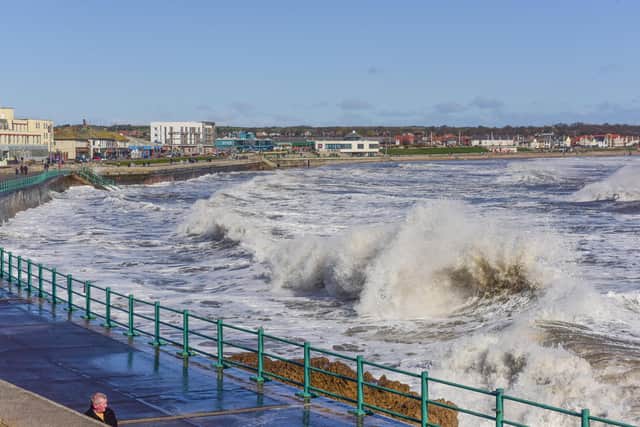 Stormy seas at Seaburn earlier this morning as more heavy seas are predicted for our coastline.
