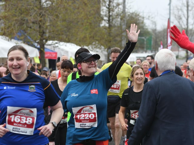 The start of the Sunderland City Runs 2023 10k race