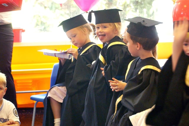 Graduation day at the Premier Kindergarten in Tudor Grove 16 years ago. Were you there to watch it?