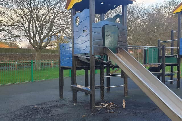 The Council say the play equipment will be replaced at the earliest opportunity.