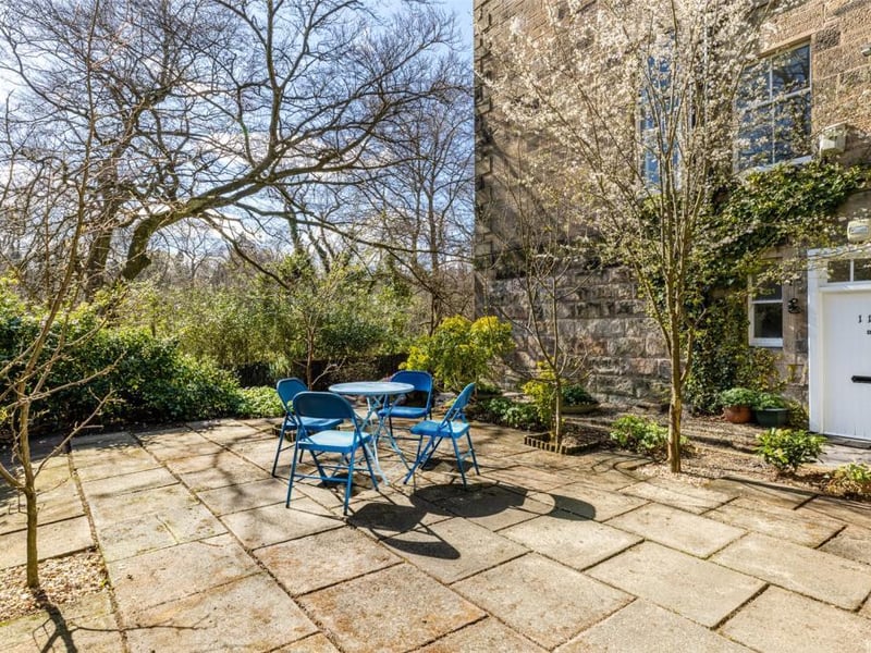 Patio area.