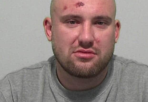 Hewitt, 31, of Maple Avenue, Sunderland, admitted dangerous driving, failing to provide a specimen and failing to stop when required and waswas sentenced to 12 months behind bars with a two-and-a-half year driving ban