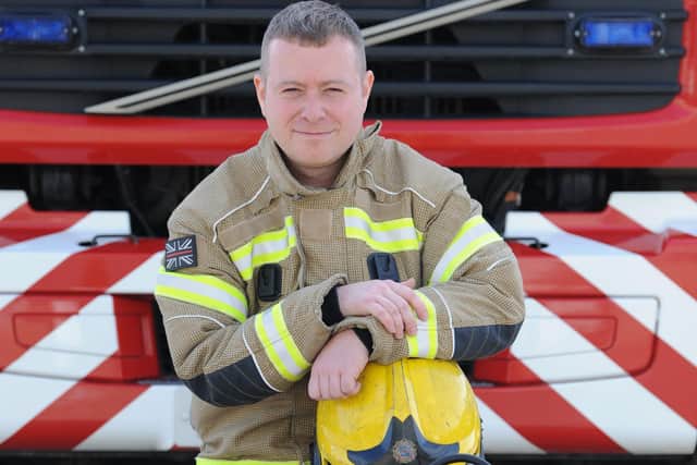 Chris was inspired to become a firefighter after watching the events of 9/11 unfold.