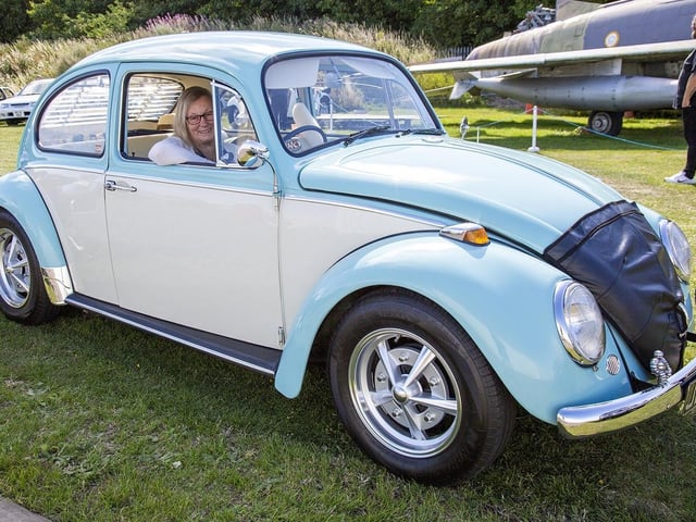 Mary Faulkner's 1966 Beetle looked fantastic in the sunshine.
