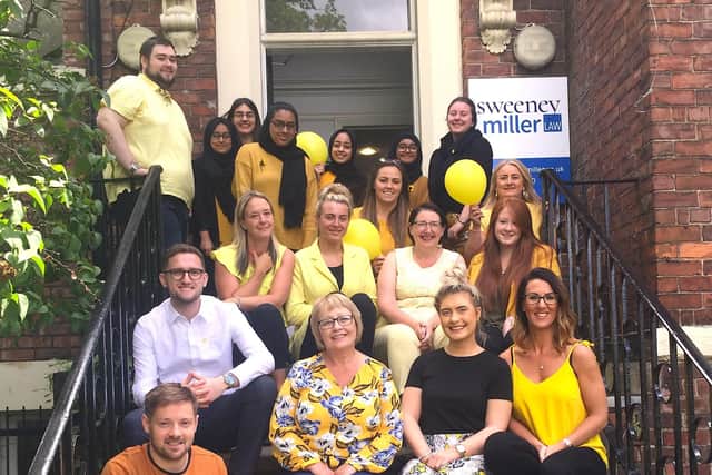 Sunderland company Sweeney Miller were among the companies who wore yellow for last year's Sunflower Day
