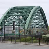 The incident happened on the Wearmouth Bridge.