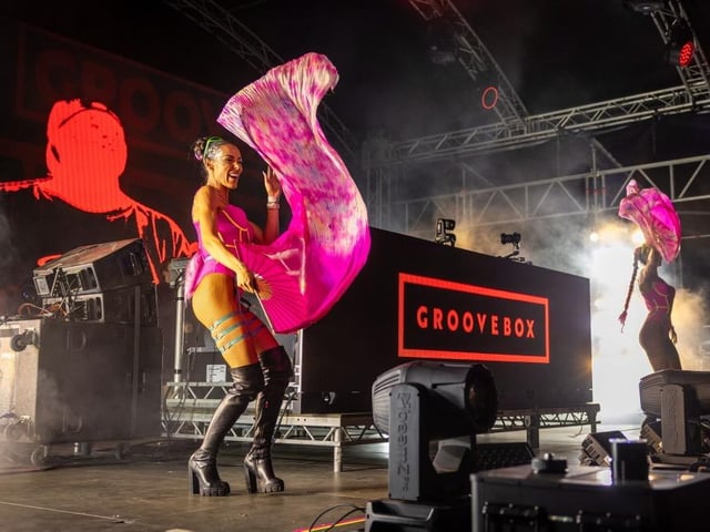 Dancers on stage.
