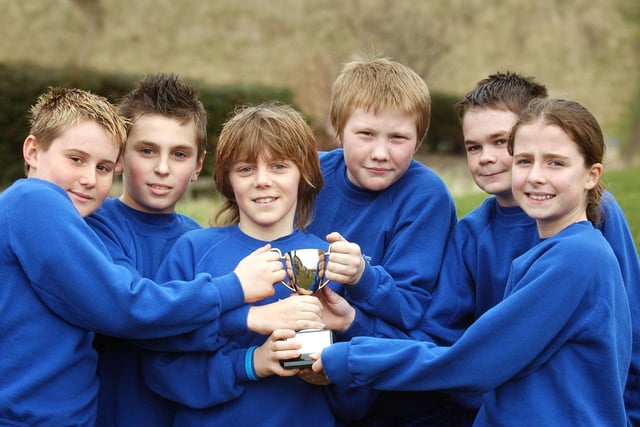 These runners won the Hetton Cluster competition at the Coalfields Primary School cross country event 18 years ago.