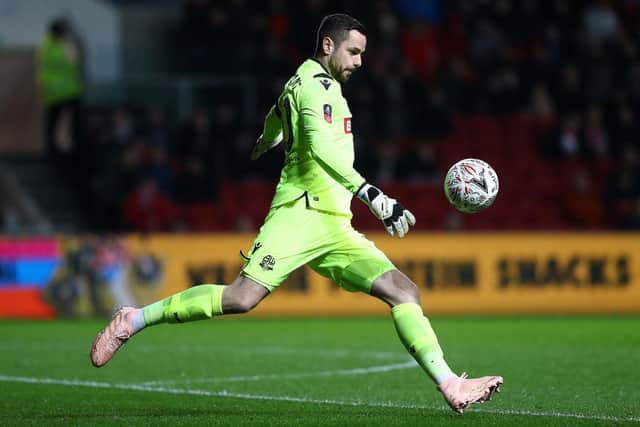 Remi Matthews playing for Bolton Wanderers.