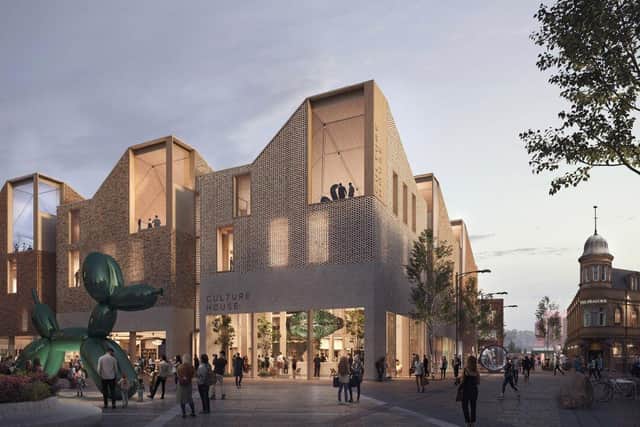 CGI of the planned Culture House at Riverside Sunderland