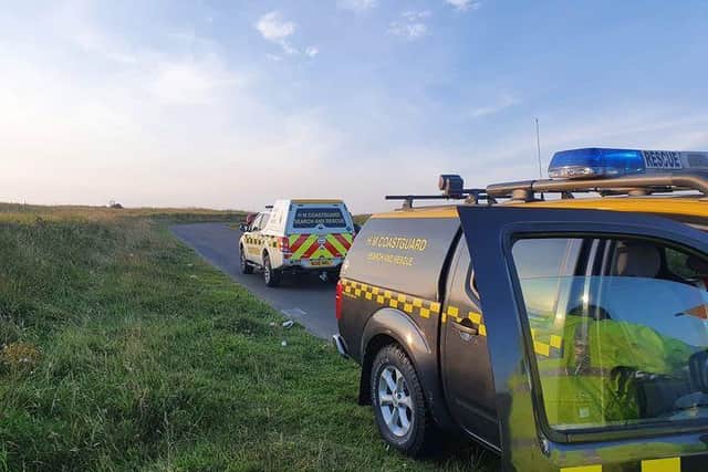 Coastguard officers from Sunderland and Hartlepool were deployed to Crimdon to assist in the search for a missing teenager. Photo: Sunderland and Hartlepool Coastguard Rescue Teams.