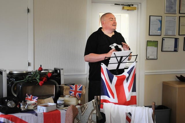 Former Emmerdale and Byker Grove actor Dale was pictured entertaining the residents and staff at Bannatyne Lodge,  Peterlee, in 2013.