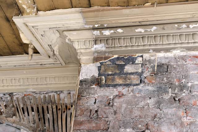 The restoration work has uncovered some remarkably intact original features.