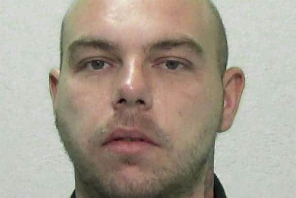 Daniel Kershaw is beginning 30 weeks in jail after attacking a woman and two police officers.