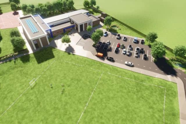 A CGI of how the new Hetton Primary School could look