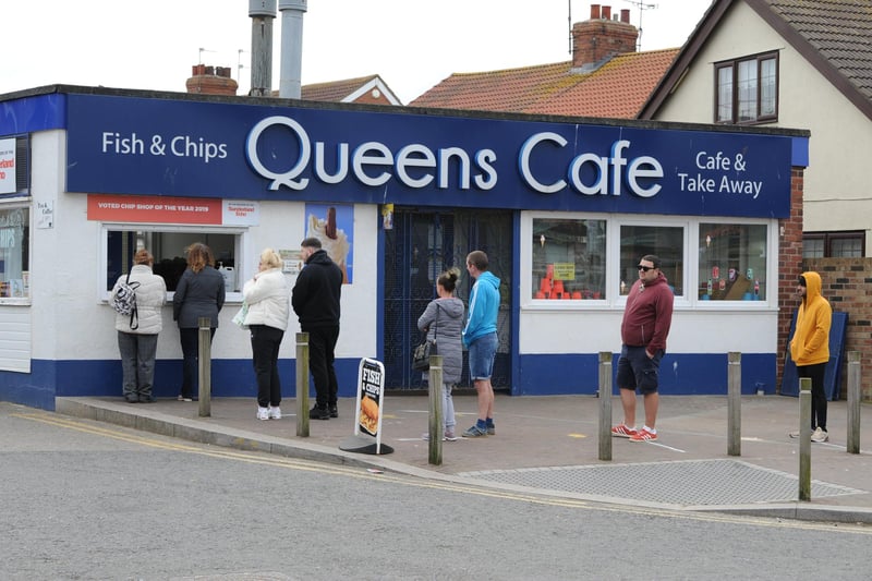 A seafront institution, Queens Cafe in Dykelands Road has been serving up fish lots for decades, it's also won awards for its fish and chips. It has a rating of 4.6. A reviewer said: "Fish battered well, chips cooked properly and the best curry sauce we've had."