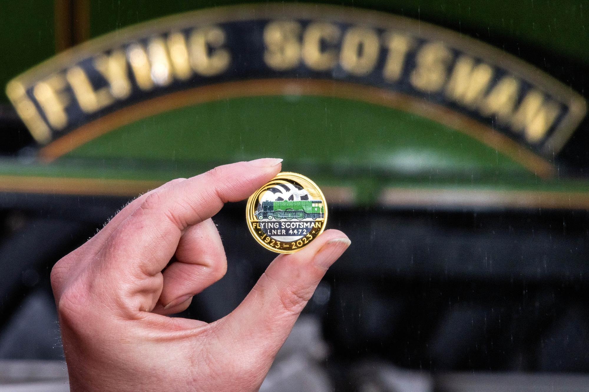 Royal Mint celebrate 100 years of Flying Scotsman