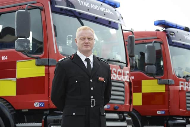 Chief Fire Officer of Tyne and Wear Fire and Rescue Service, Chris Lowther.