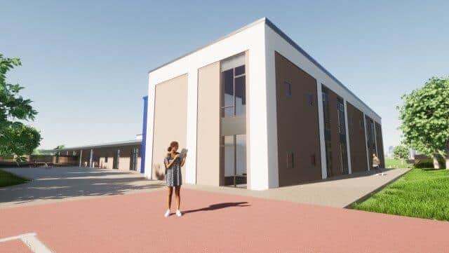 A CGI of how the new Hetton Primary School could look