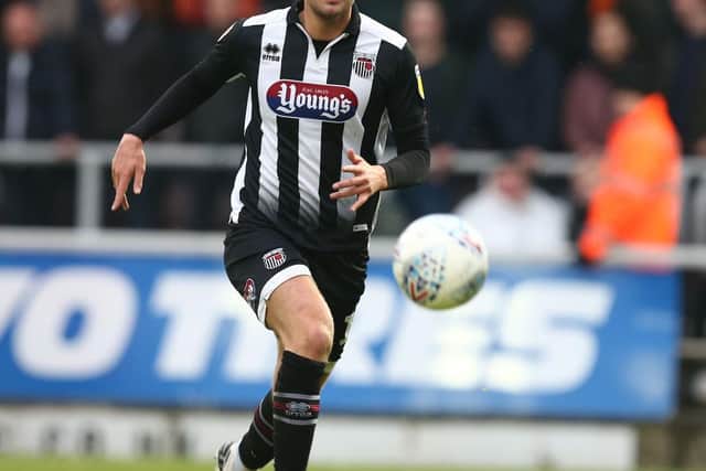 Robson in action during what would be a hugely successful loan spell at Grimsby