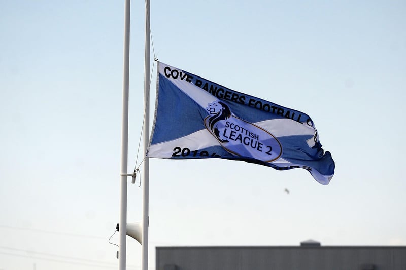 The flag flew at half mast on Saturday to mark the funeral of HRH Prince Phillip, the Duke of Edinburgh